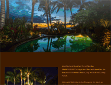 Tablet Screenshot of pineappleinnmaui.com